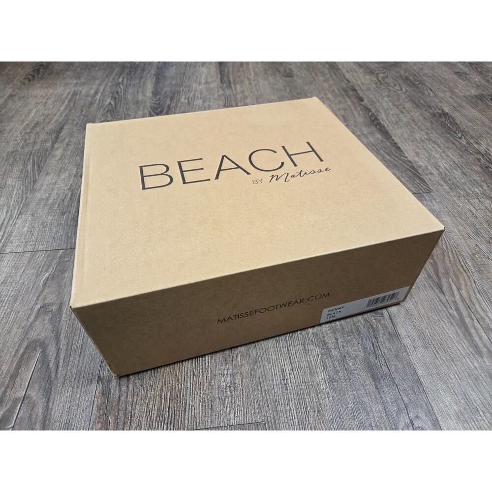 Matisse Beach Penny Bootie Size 9 Solid Black Rain Winter Boots Lug Pull On 10M - Picture 2 of 4